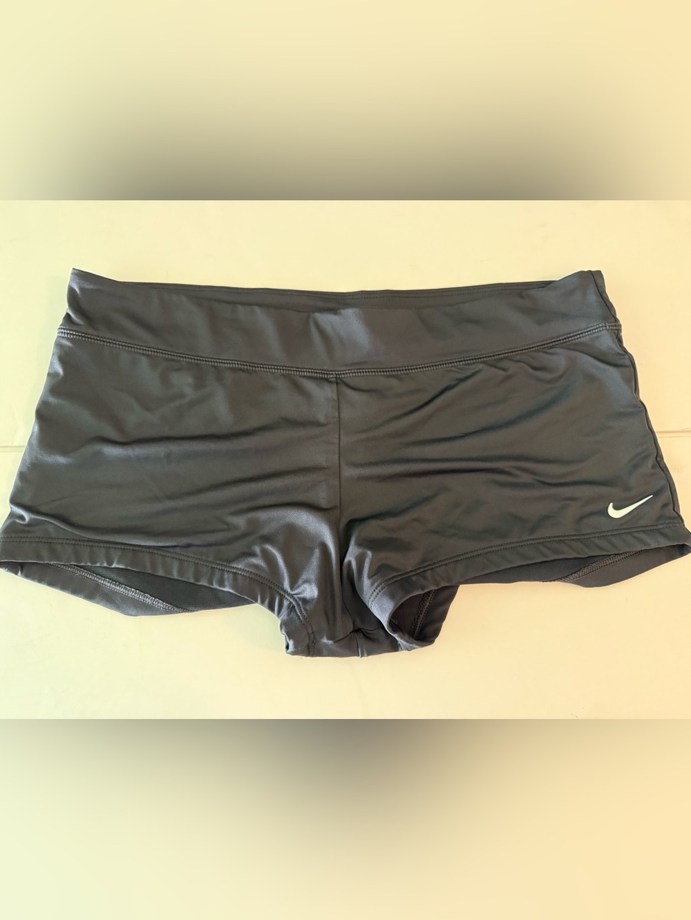 Nike womens black swim shorts